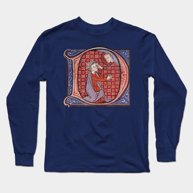 Illuminated Initial D Long Sleeve T-Shirt by Artimaeus